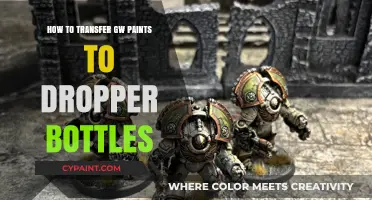 Efficiently Transfer GW Paints to Dropper Bottles: A Step-by-Step Guide