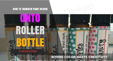 Easy DIY: Transferring Paint Designs onto Roller Bottles Step-by-Step