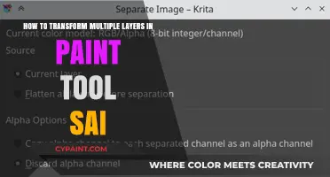 Transforming Multiple Layers in Paint Tool SAI: A Step-by-Step Guide