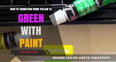 Transitioning Paint Colors: Yellow to Green