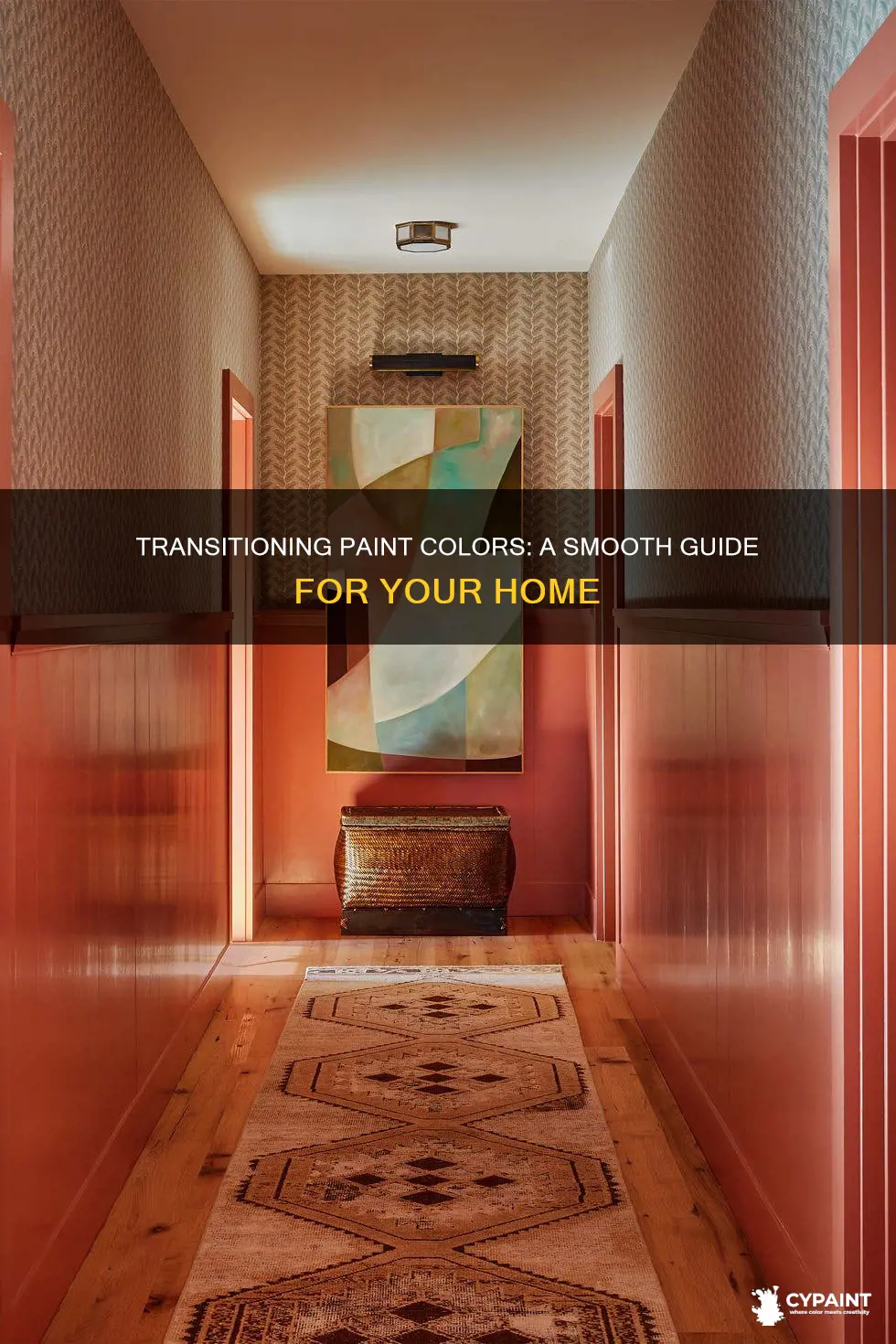 how to transition paint from one room to another