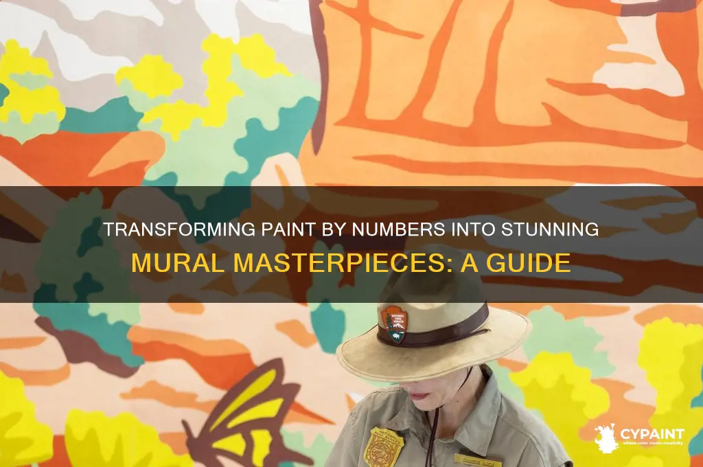 how to translate a paint by number into a mural