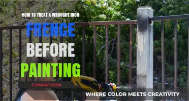 Preparing Wrought Iron Fences for Painting