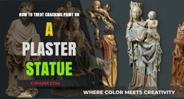Repairing Cracking Paint on Plaster Statues
