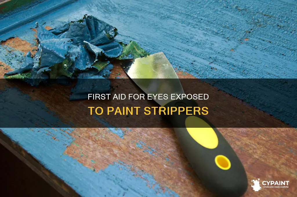 how to treat eyes when exposed to paint strippers