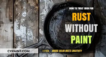 Effective Rust Removal: Treating Iron Without Paint – Simple DIY Methods