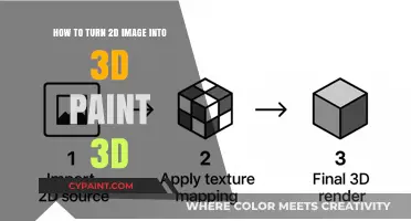 Transforming 2D Images: A 3D Paint Adventure