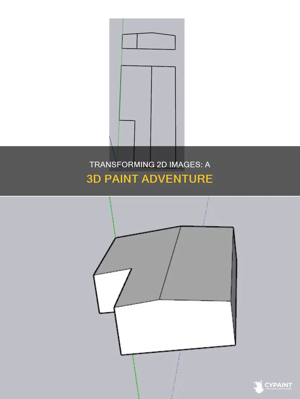 how to turn 2d image into 3d paint 3d
