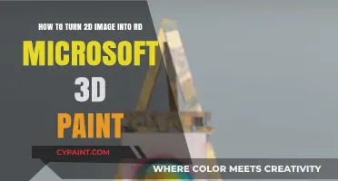 Transform 2D Images into 3D Models Using Microsoft 3D Paint