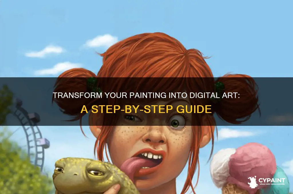 how to turn a painting into digital art