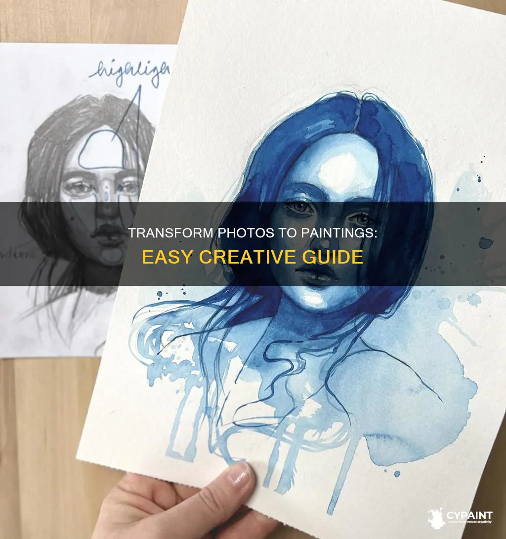 how to turn a photo in to a painting