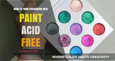 Transform Eyeshadow into Acid-Free Paint for Creative DIY Projects
