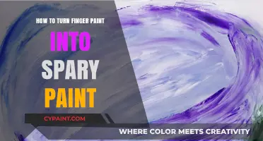 Transform Finger Paint into Spray Art: DIY Creative Technique Guide