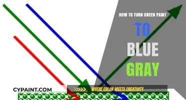Transforming Green Paint to Blue Gray: A Simple Mixing Guide