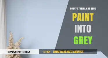 Mixing Light Blue Paint to Create Perfect Grey: A Simple Guide