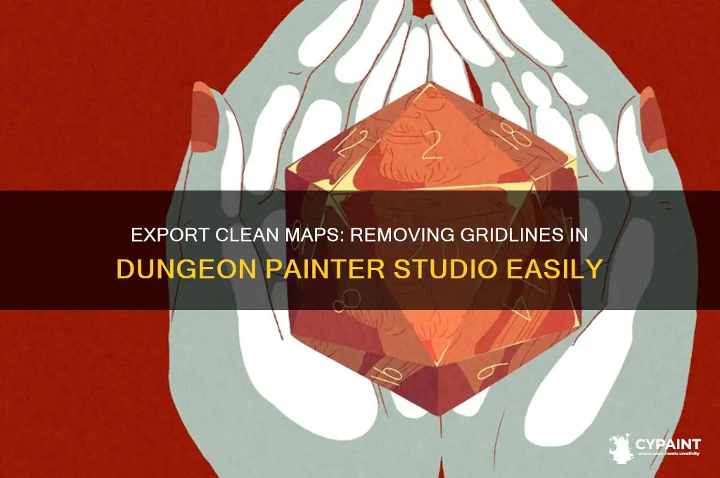 how to turn off gridlines in dungeon painter for export