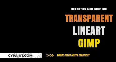 Turn Paint Images into Transparent Line Art with Gimp