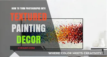 Transform Photos into Textured Art: DIY Painting Decor Guide