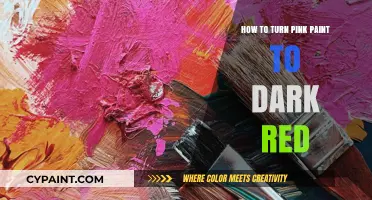Transforming Pink Paint to Rich Dark Red: Simple Mixing Techniques