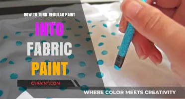 Transform Regular Paint into Fabric Paint: Easy DIY Guide