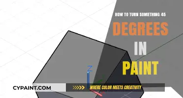 Mastering Paint: Easy Steps to Rotate Objects 45 Degrees
