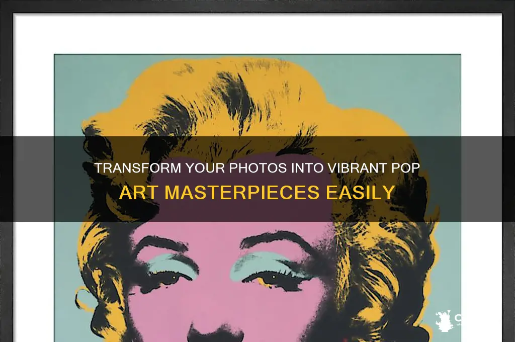 how to turn your photo into a pop art painting