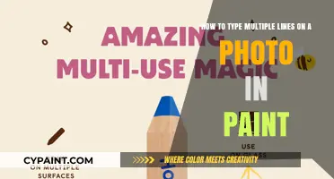 Adding Multi-Line Text to Photos in Paint: A Step-by-Step Guide