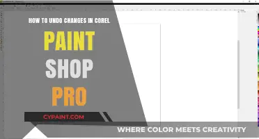Undoing Changes in Corel Paint Shop Pro: A Step-by-Step Guide