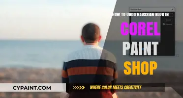 Undoing Gaussian Blur in Corel Paint Shop: A Step-by-Step Guide