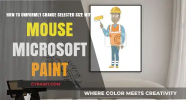 Uniformly Resize Selections in Microsoft Paint: A Mouse-Friendly Guide