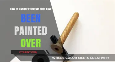 Unscrewing Painted-Over Screws: Easy Tricks to Try