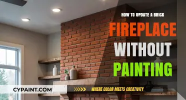 Revamp Your Brick Fireplace: Creative, Paint-Free Update Ideas