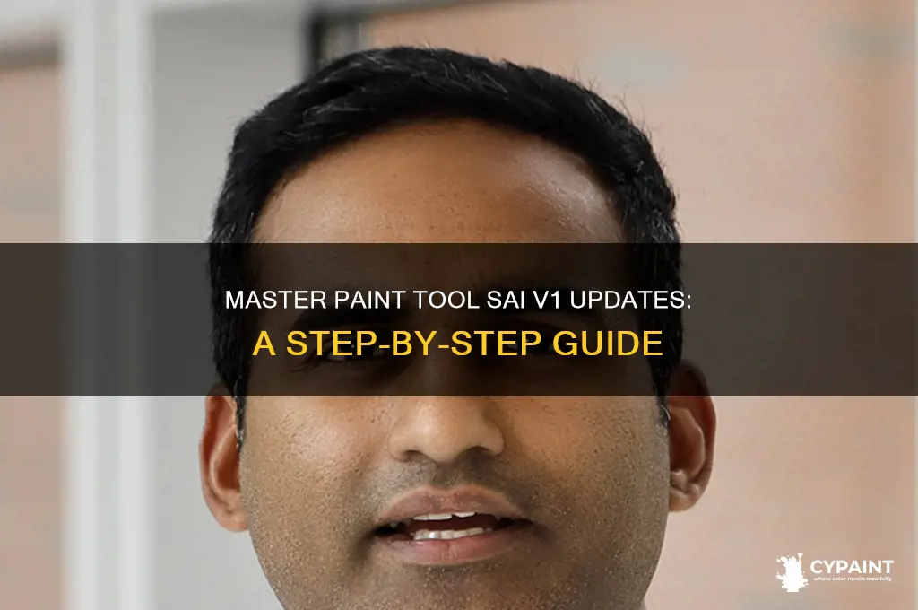 how to update your paint tool sai v1