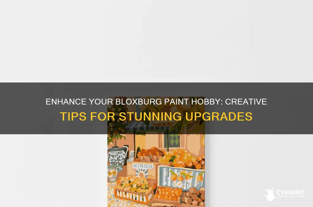 how to upgrade your paint hobby in welcome to bloxburg