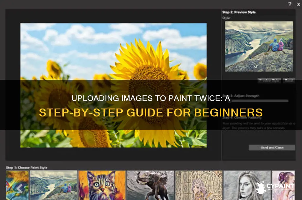 how to upload an image to paint twice