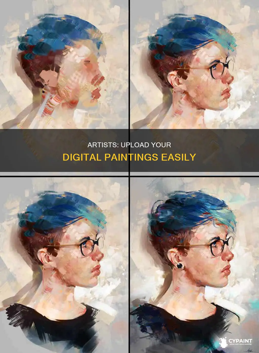 how to upload digital file of paintings for artists