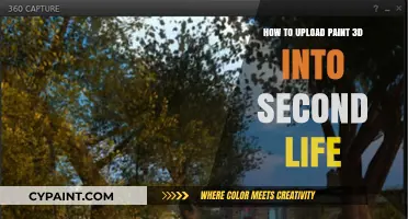 Uploading Paint 3D Creations into Second Life: A Step-by-Step Guide