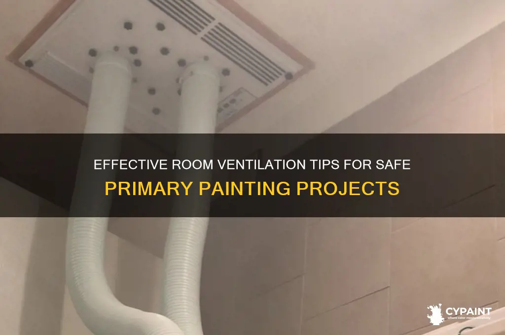 how to ventilate a room for primary painting