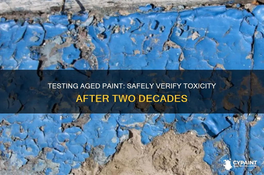 how to verify paint toxicity after 20 years