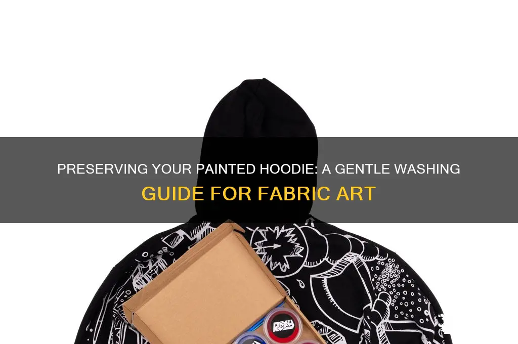 how to wash a hoodie with fabric paint on it