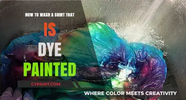 Washing Dye-Painted Shirts: A Step-by-Step Guide