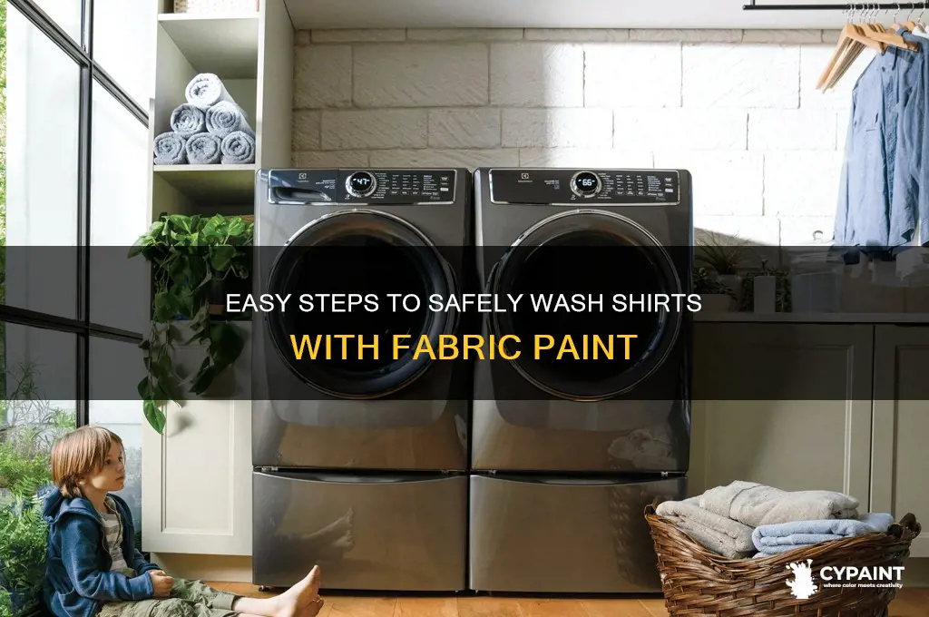 how to wash a shirt with fabric paint