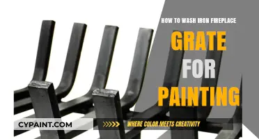 Cleaning and Prepping Your Iron Fireplace Grate for a Fresh Paint Job