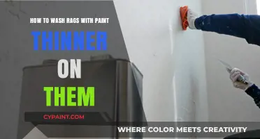 Effective Ways to Wash Paint Thinner-Soaked Rags