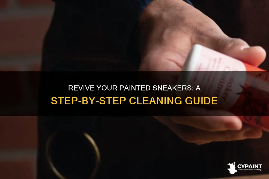 how to wash sneakers that have been painted