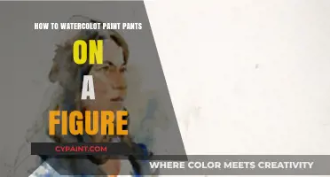 Mastering Watercolor: Painting Pants on Figures with Ease and Precision