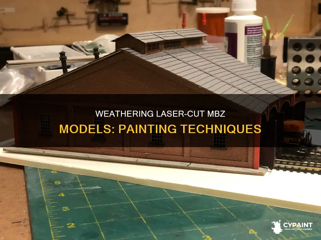 how to weather paint a laser cut mbz model