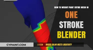 Master Blender Weight Painting: One-Stroke Mesh Techniques for Efficiency