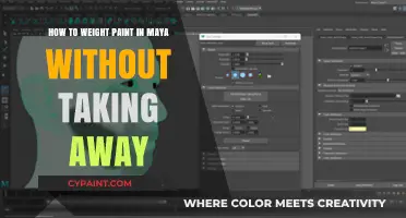 Weight Painting in Maya: Preserving Forms and Details