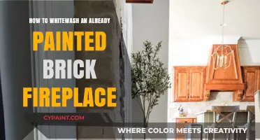 Refresh Your Space: Whitewashing a Painted Brick Fireplace Step-by-Step